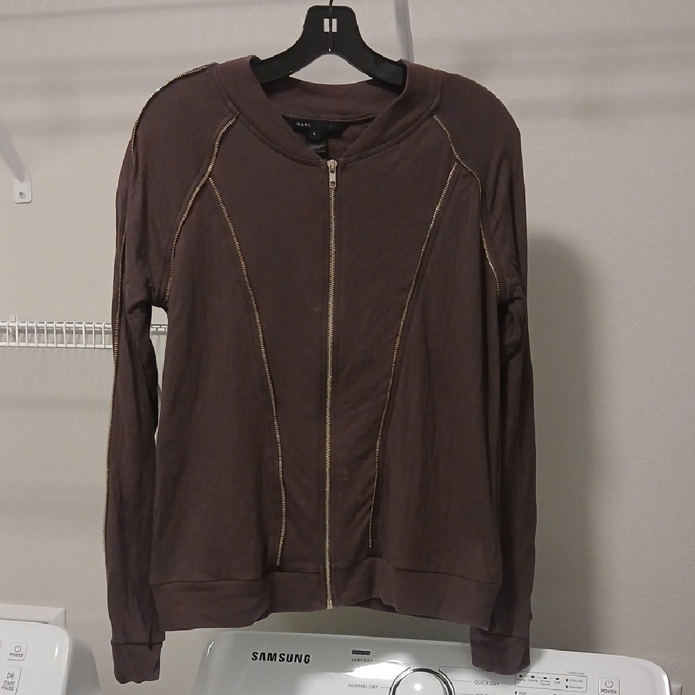 Marc Jacobs Brown Bomber Jacket